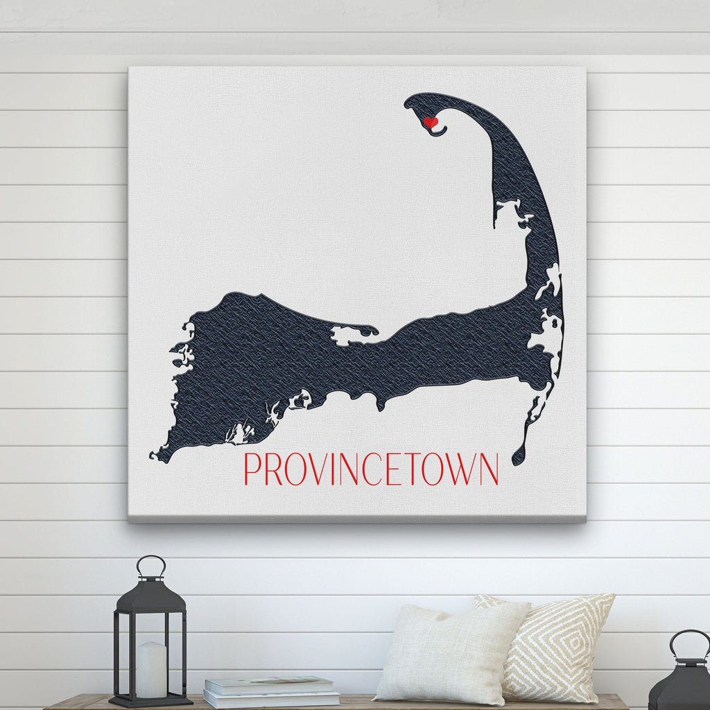 Cape Cod Canvas Customizable Silhouette Wall Decor