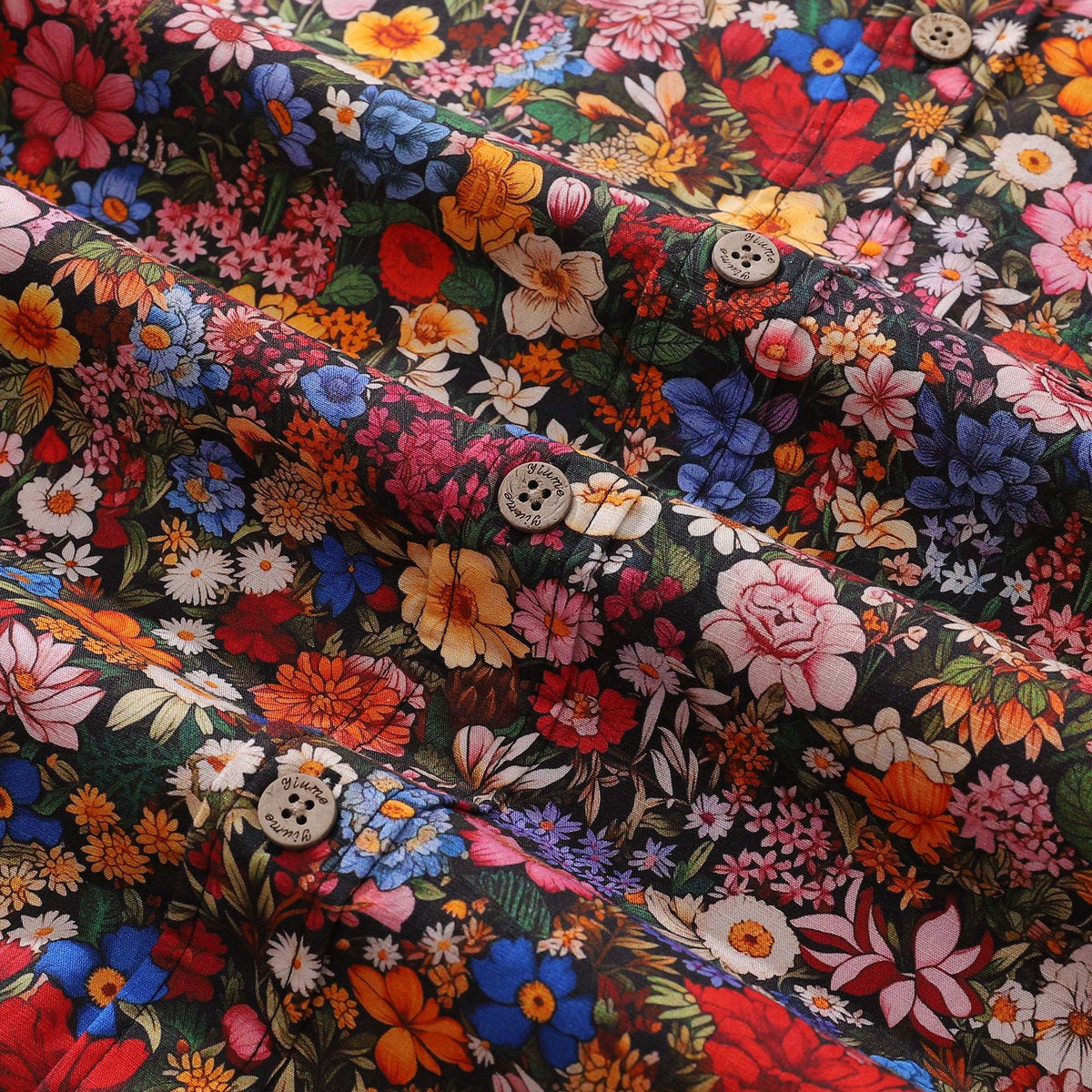 1960s Vintage Hawaiian Shirt For Men Flower Print Shirt Cotton Button-down Short Sleeve Floral Aloha Shirt By Yakima