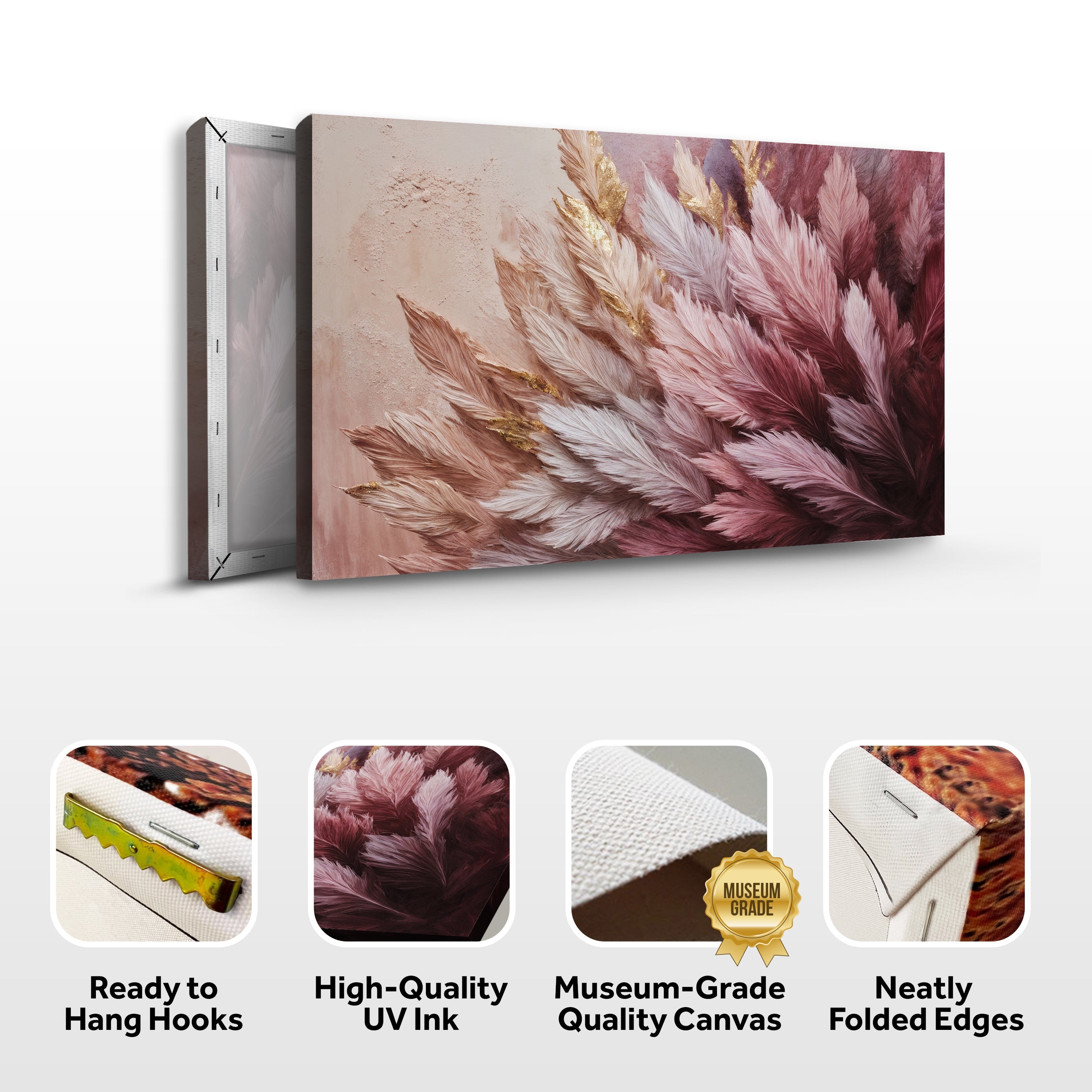 Feather Symphony Wall Art