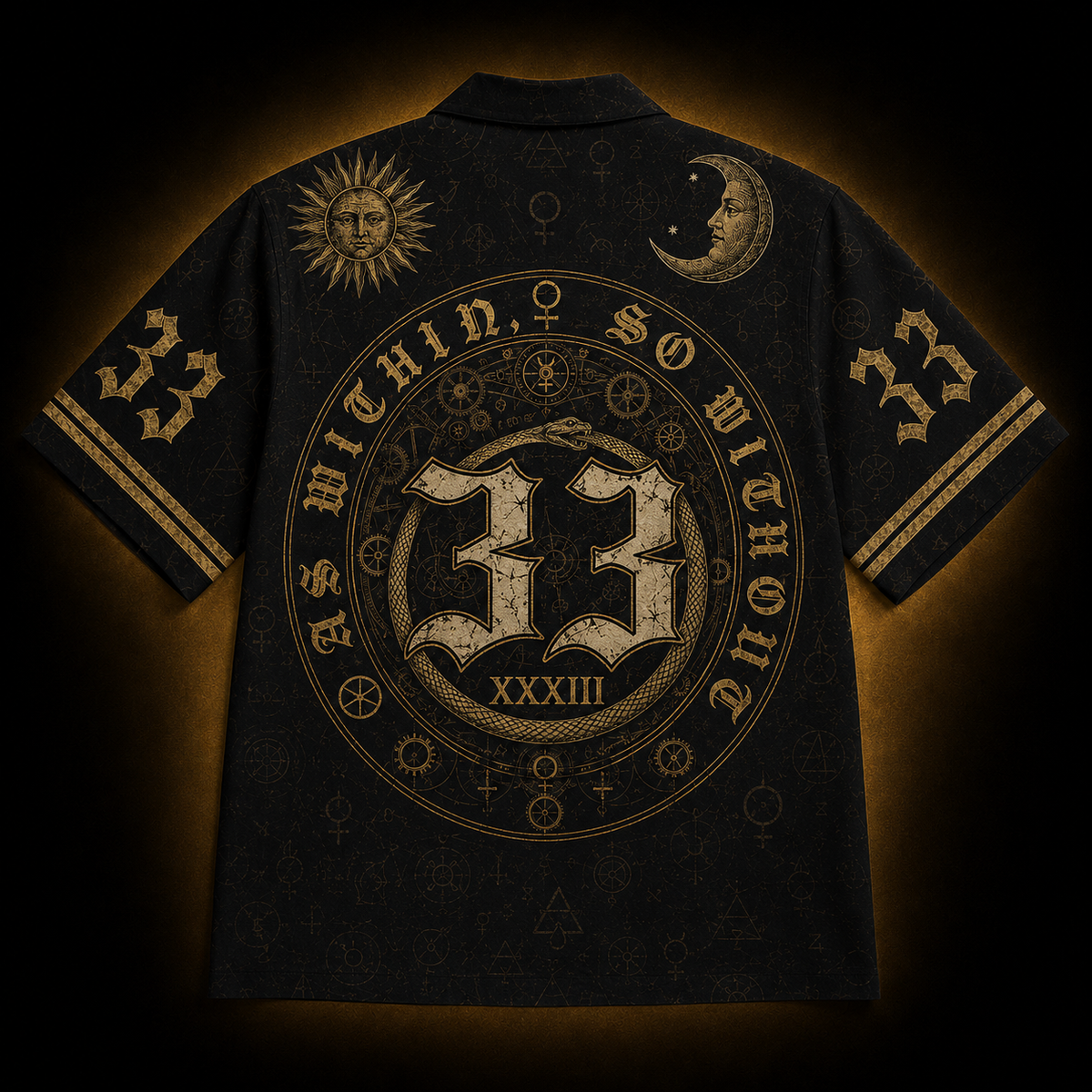 As Above So Below — Hermetic Flammarion Hawaiian Shirt