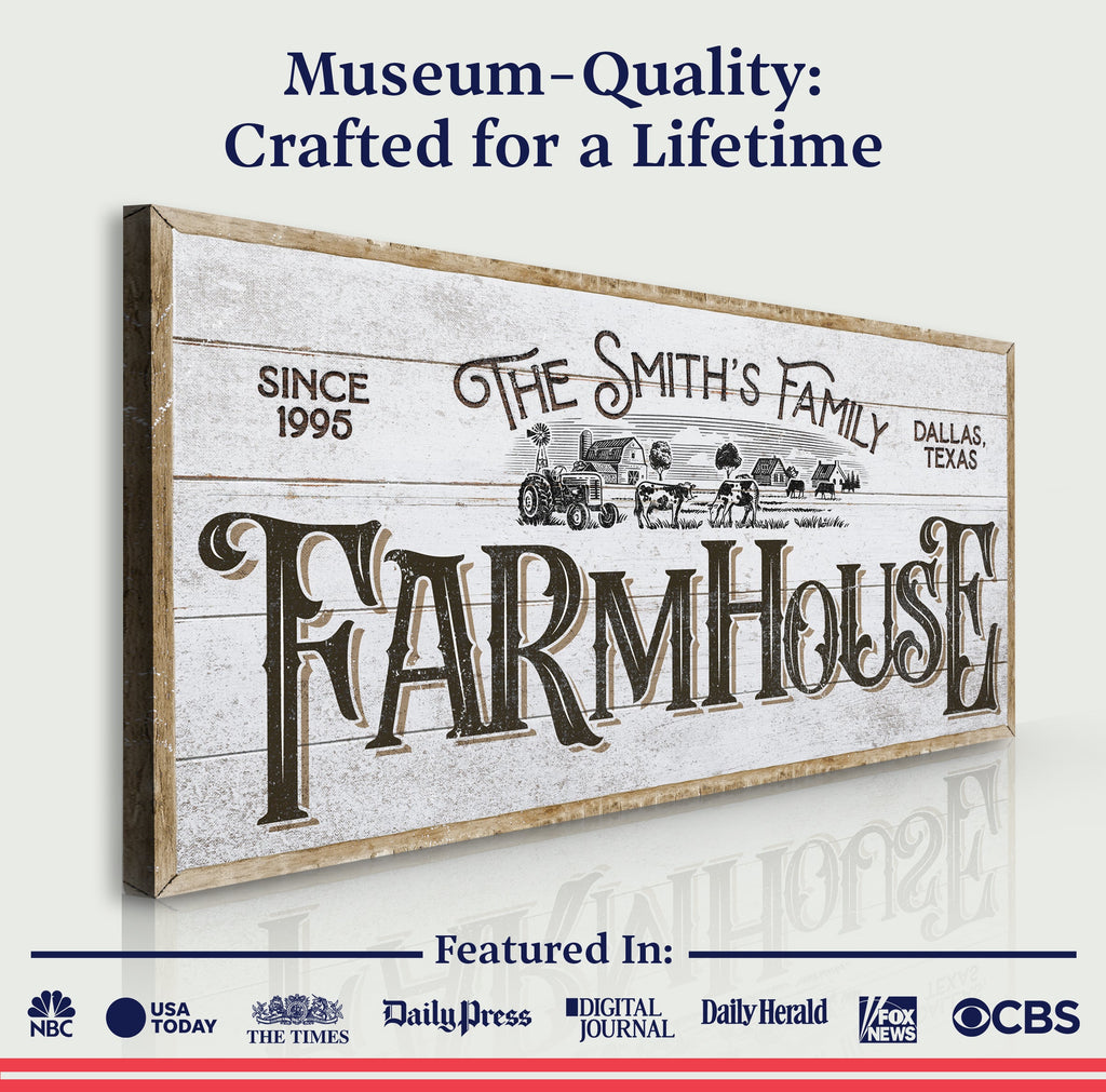 Personalized Farmhouse Sign V