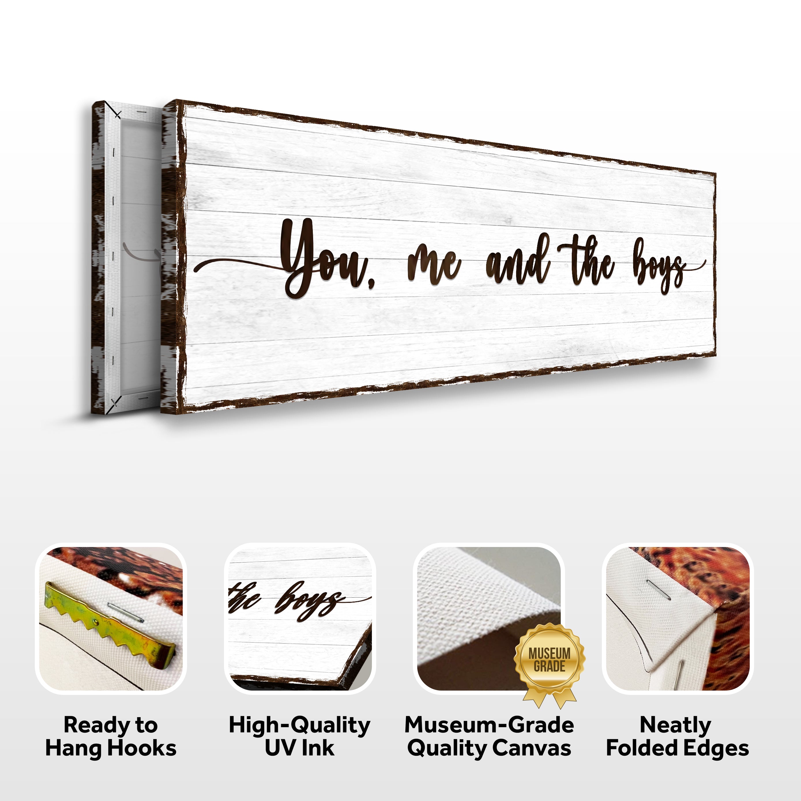 You, Me, And The Boys Family Sign