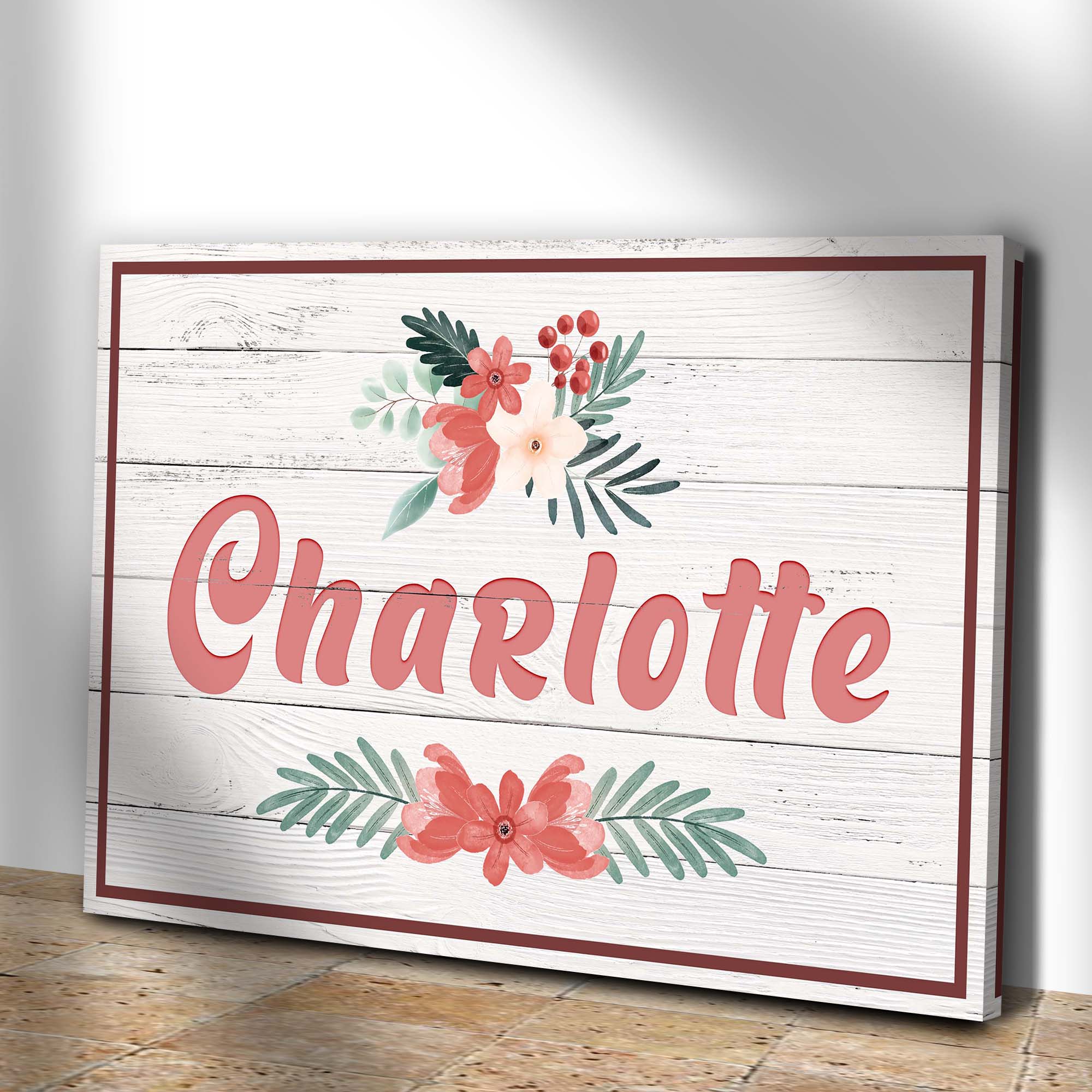 Flower Kids Room Sign