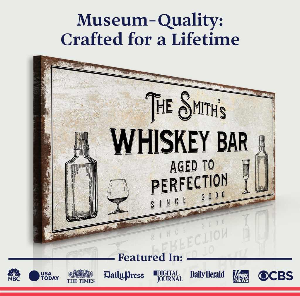 Whiskey Bar Sign III