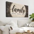 Grateful Thankful Blessed Family Sign