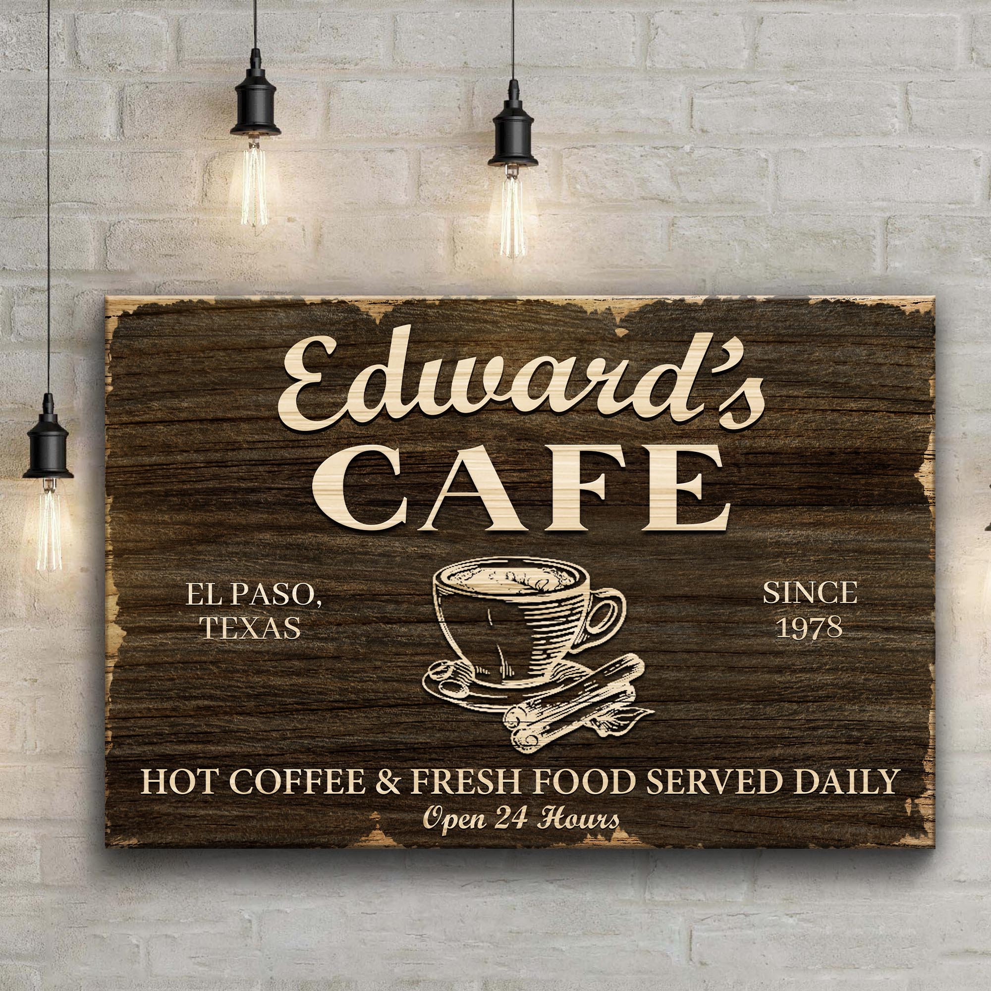 Cafe Sign III