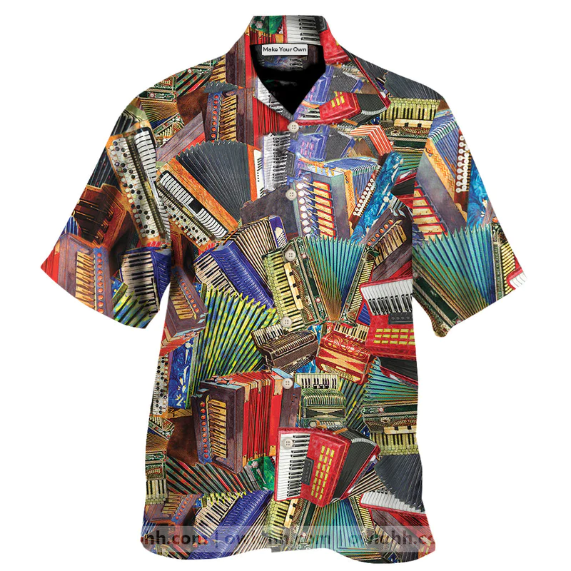 Accordion Music To Me You Are Awesome - Hawaiian Shirt